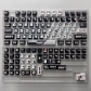 Morse Code 104+18 Clear PC+PBT Dye-subbed Pudding Jelly Keycaps Set ASA/Cherry Profile Mechanical Keyboard